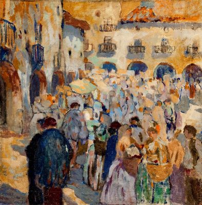 Mela Muter, Rynek w Amer │ 1914
